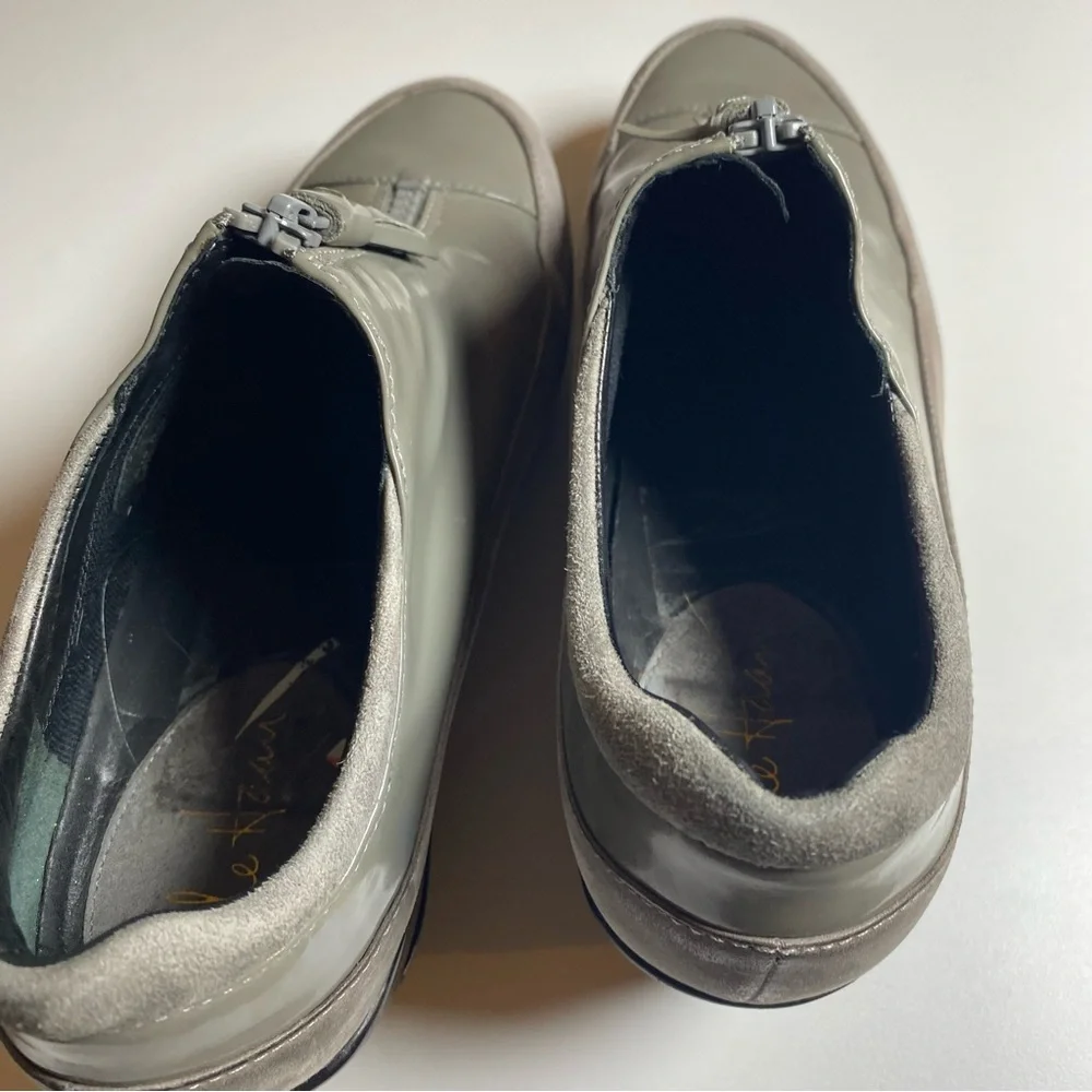 Cole Haan Comfort‎ Zip Wedge Women’s Shoes in Gray waterproof 7B
